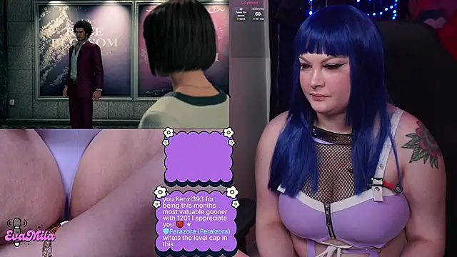 Snapshot of evamila chatting on 9, 3, 2026 evamila online show from 9, 3, 2026