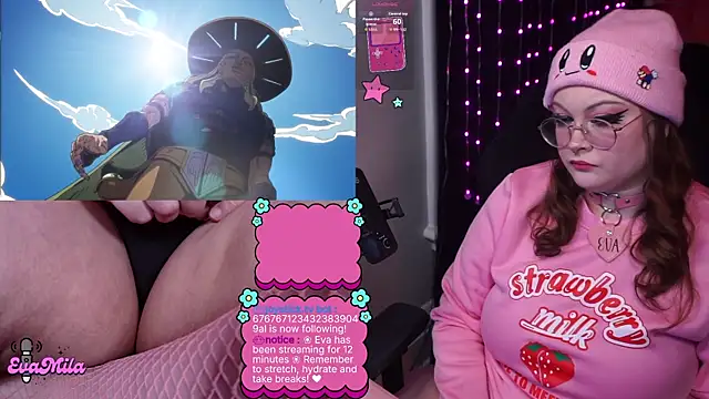 Snapshot of evamila chatting on 21, 3, 2026 evamila online show from 21, 3, 2026