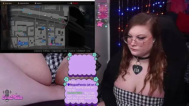 Snapshot of evamila chatting on 29, 3, 2026 evamila online show from 29, 3, 2026