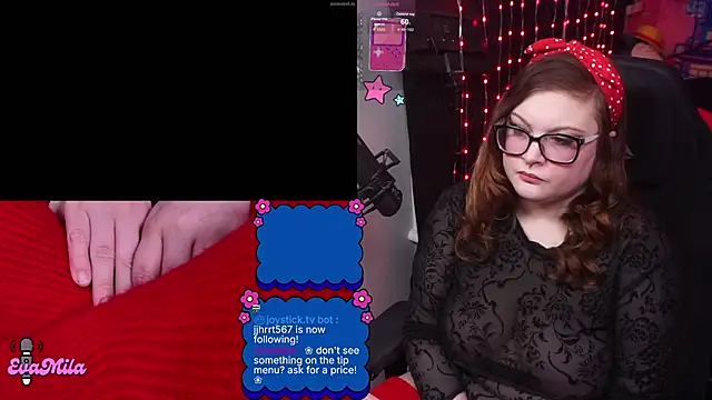 Snapshot of evamila chatting on 6, 4, 2026 evamila online show from 6, 4, 2026