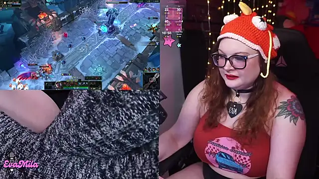 Snapshot of evamila chatting on 7, 4, 2026 evamila online show from 7, 4, 2026