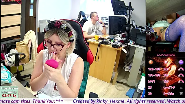 kinky Hexme online show from 14, 3, 2025