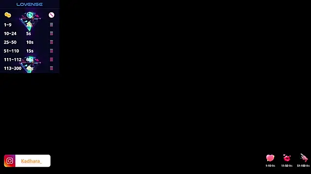 Snapshot of Kadarah chatting on 19, 3, 2025 Kadarah online show from 19, 3, 2025